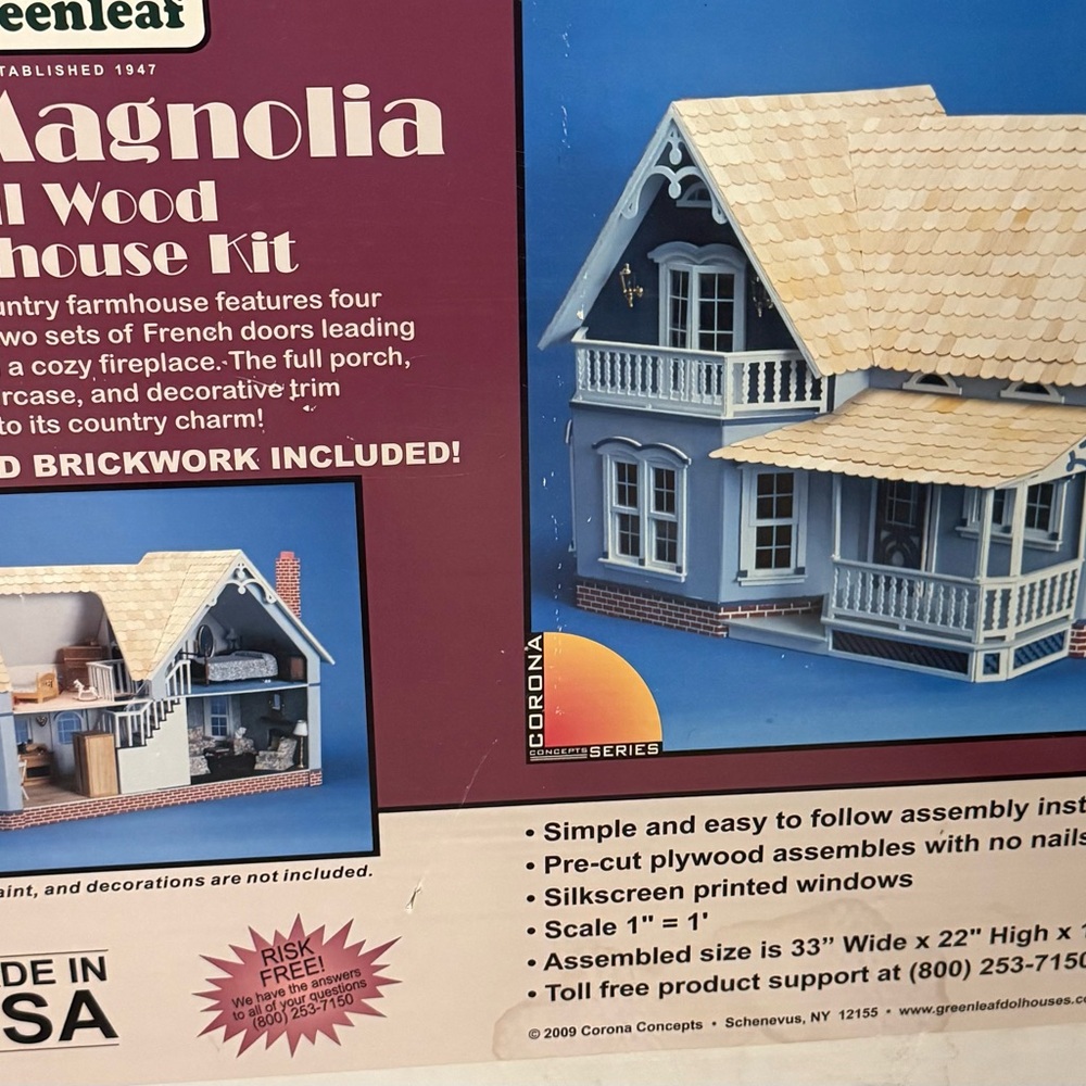 Greenleaf The Magnolia Dollhouse Kit